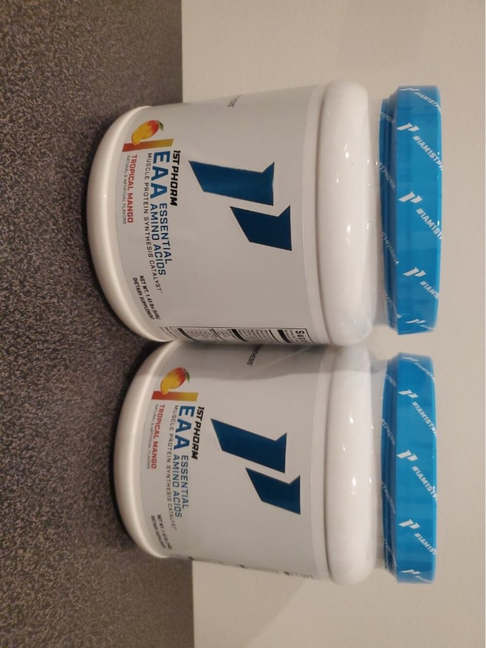 (2) 1st Phorm Essential Amino Acids 1.43lbs Tropical Mango